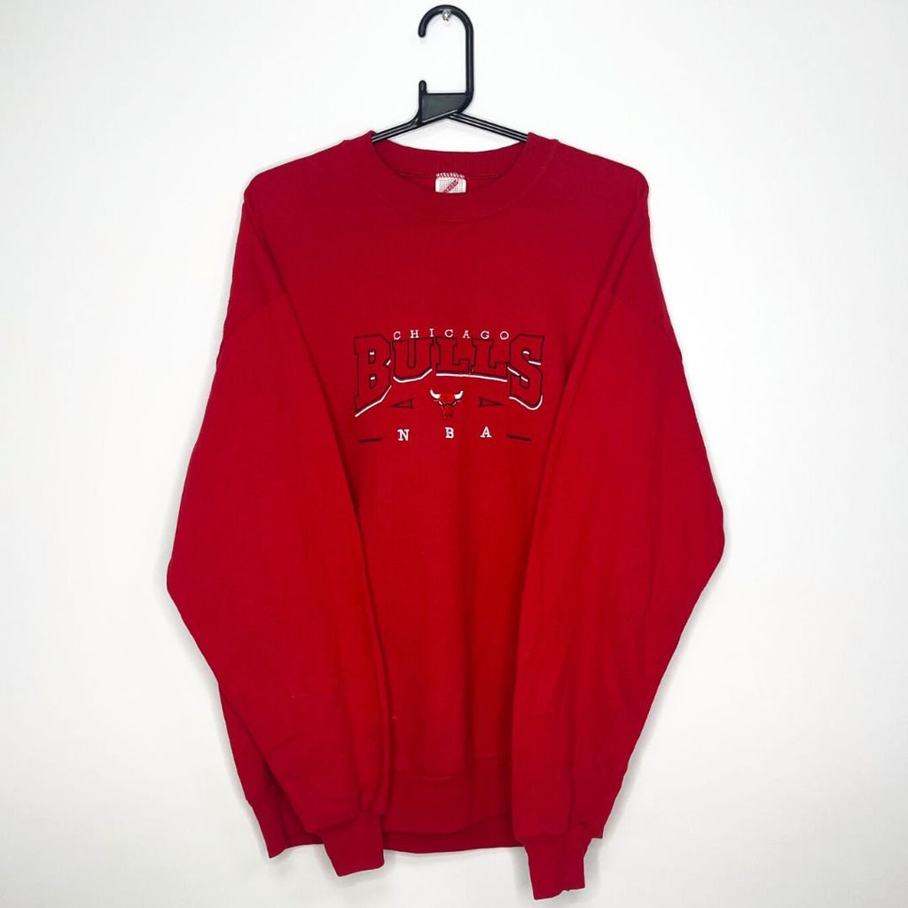 Red Chicago Bulls Sweatshirt - VintageVera