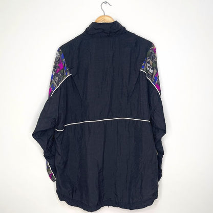 Reebok Black Track Jacket - VintageVera