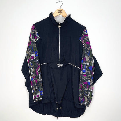 Reebok Black Track Jacket - VintageVera