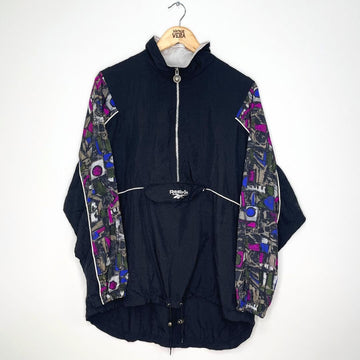 Reebok Black Track Jacket - VintageVera