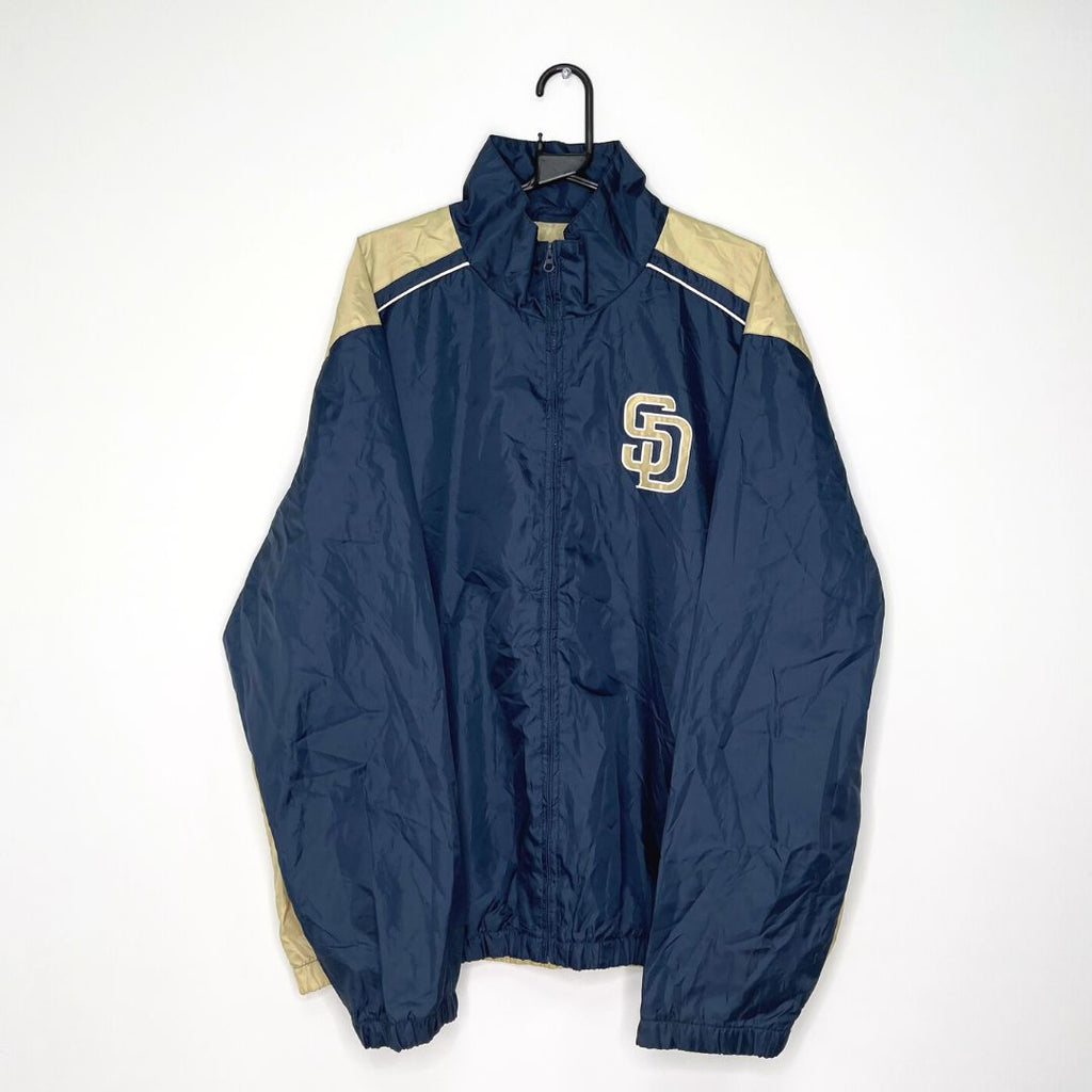 San Diego Padres MLB Blue and Gold Track Jacket - VintageVera