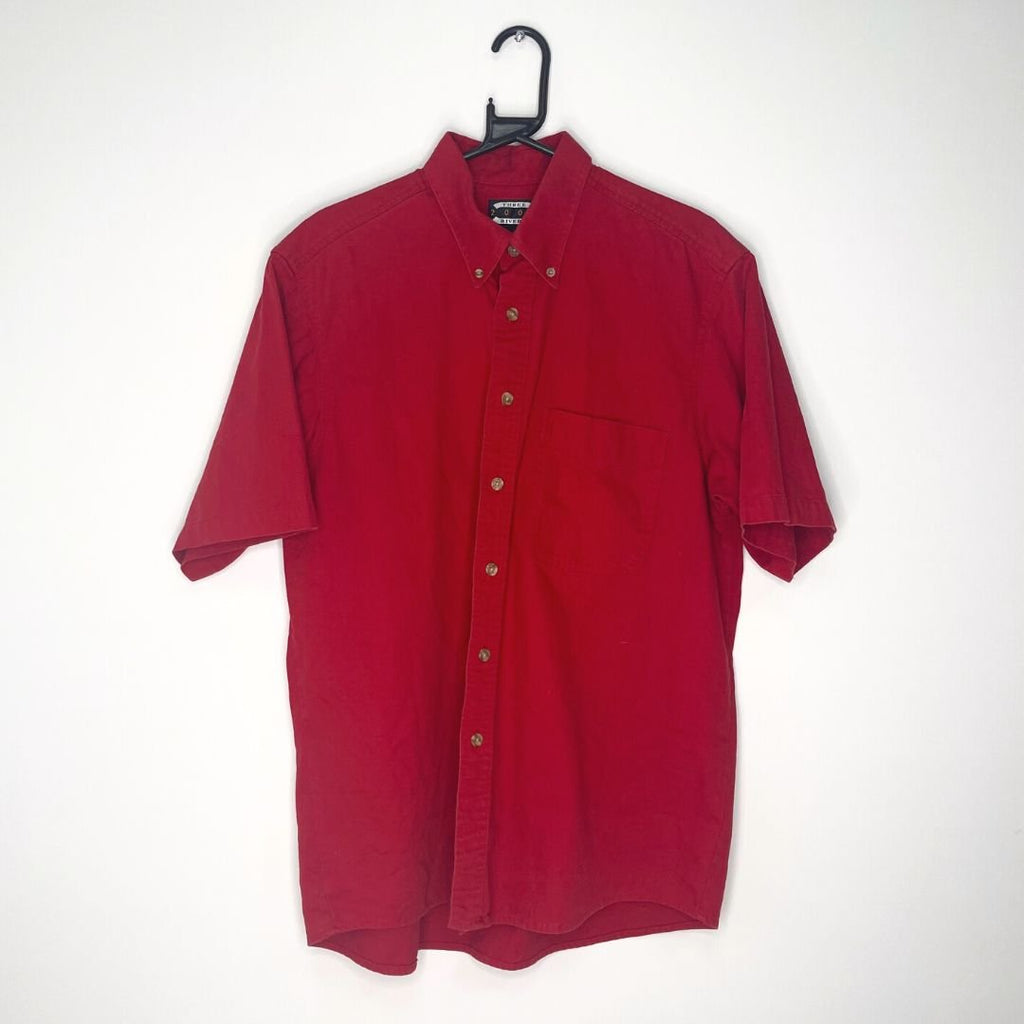 Short Sleeved Red Three Rivers Shirt - VintageVera