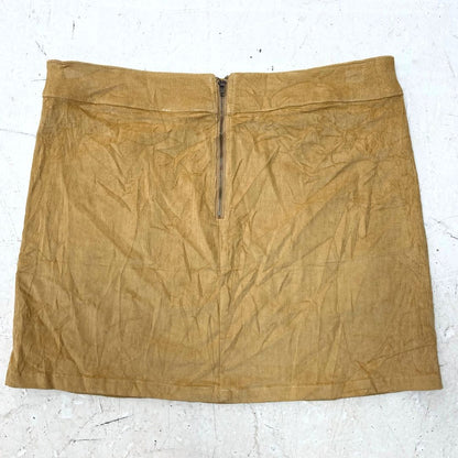 Tan Cord Skirt - VintageVera