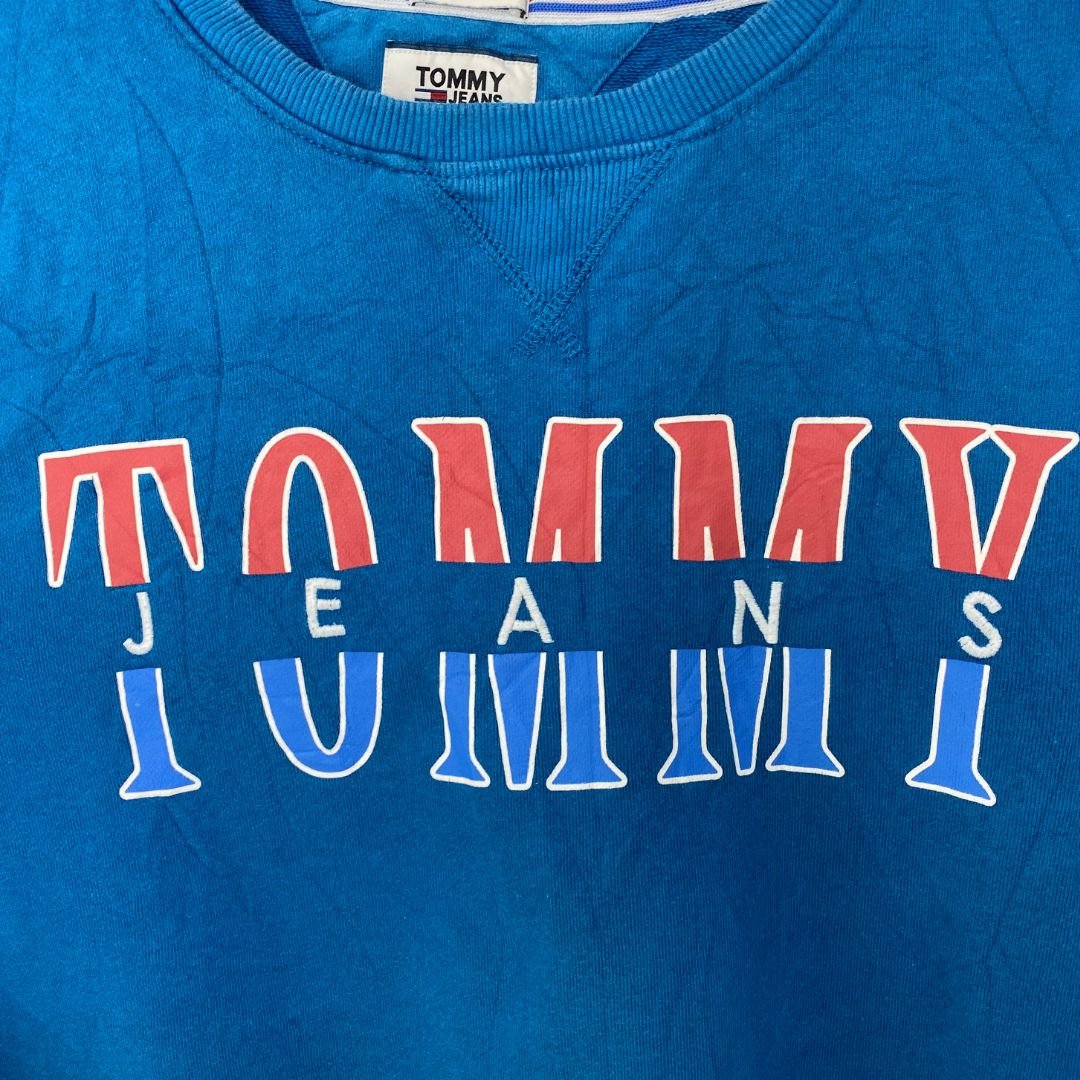 Tommy Hilfiger Blue Sweatshirt - VintageVera