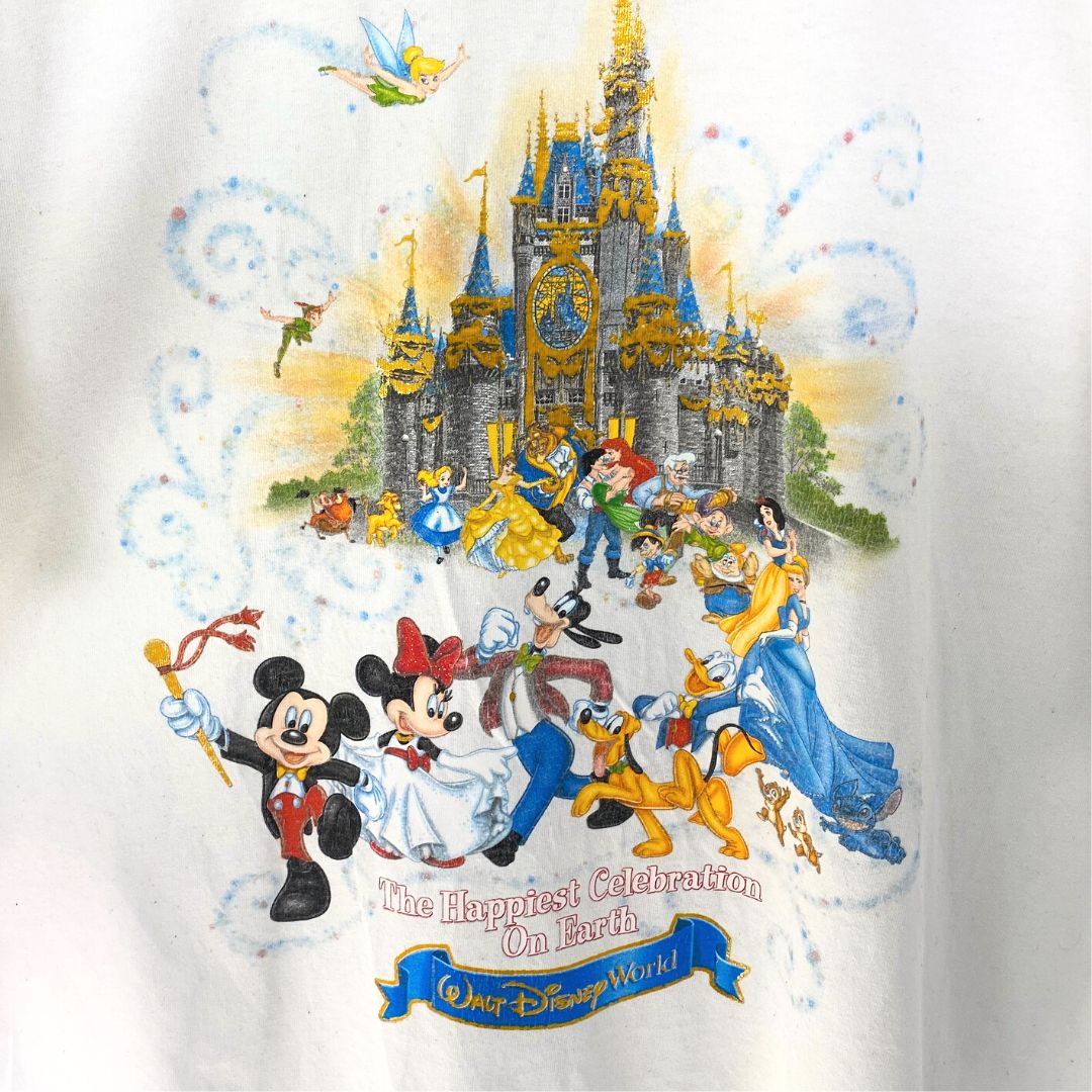 White Disney Graphic T - VintageVera