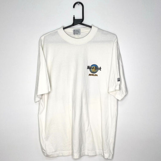 White Hard Rock Cafe Berlin T - Shirt - VintageVera