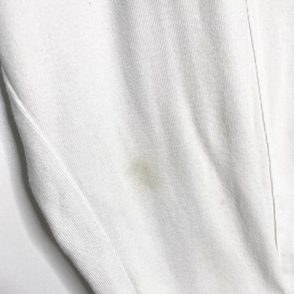 White Long Sleeved Lacoste Polo - VintageVera