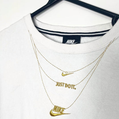 White Nike Sweatshirt - VintageVera