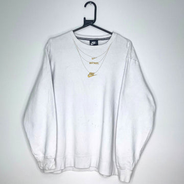 White Nike Sweatshirt - VintageVera