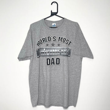 Worlds Best Dad Graphic T Shirt - VintageVera